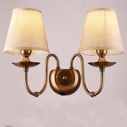 Apliques de pared con luz descendente, tradicionales, clásicos, galvanizados, con protección ocular.