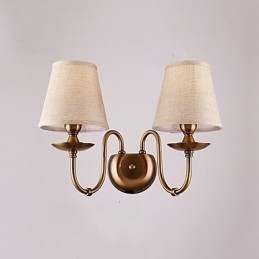 Apliques de pared con luz descendente, tradicionales, clásicos, galvanizados, con protección ocular.