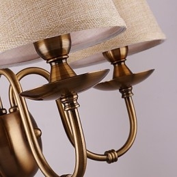 Apliques de pared con luz descendente, tradicionales, clásicos, galvanizados, con protección ocular.