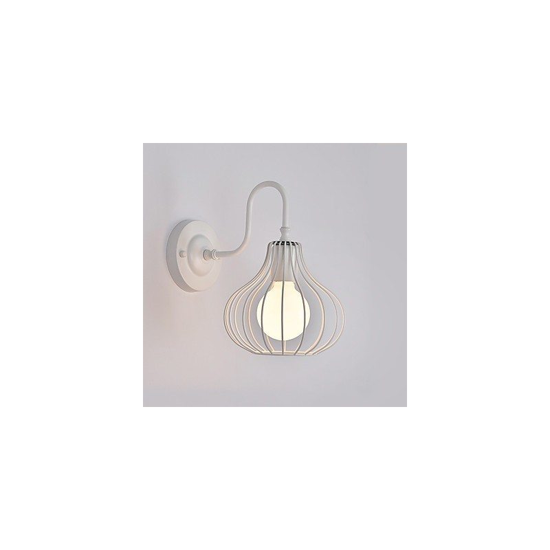 Aplique de pared con luz ambiental de estilo mini, con pintura rústica clásica MaxTraditional.