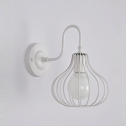 Aplique de pared con luz ambiental de estilo mini, con pintura rústica clásica MaxTraditional.