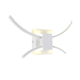Apliques de pared con iluminación ascendente, modernos y contemporáneos, con función anodizada integrada para protección ocular.