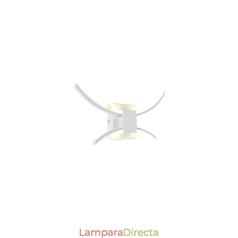 Apliques de pared con iluminación ascendente, modernos y contemporáneos, con función anodizada integrada para protección ocular.