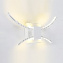 Apliques de pared con iluminación ascendente, modernos y contemporáneos, con función anodizada integrada para protección ocular.