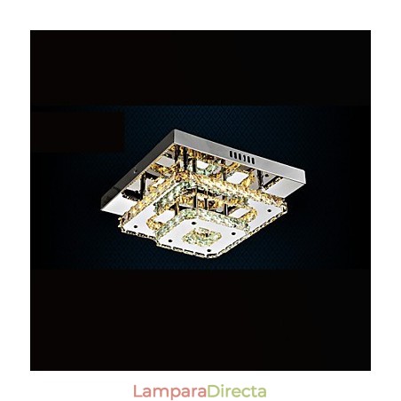 Lámparas de techo de cristal empotradas transparentes o ámbar K9 para interiores CE Lámparas de techo de cristal empotradas transparentes o ámbar K9 para interiores CE