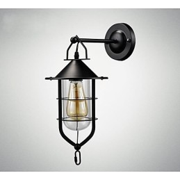 Lámpara de pared de estilo europeo para balcón, pasillo, exterior, retro, industrial, para bar, patio, escaleras, dormitorio, pared