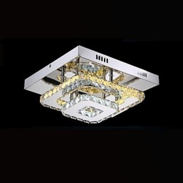 Lámparas de techo de cristal empotradas transparentes o ámbar K9 para interiores CE