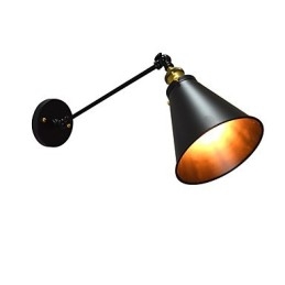 Lámpara de pared de hierro de una sola pared con pintura Buzz, lámpara de sable de luz negra tonta en la pared