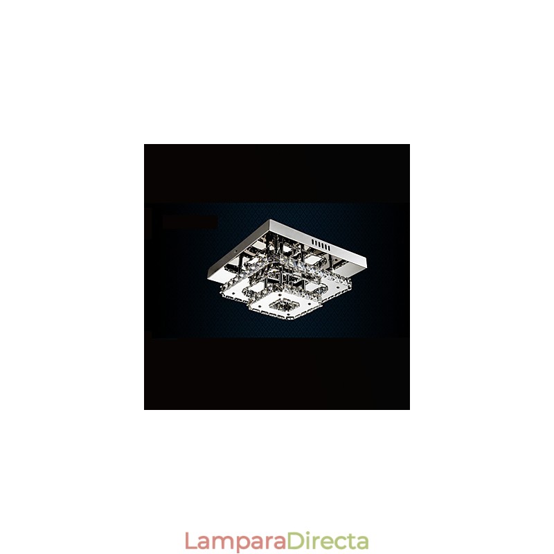 Lámparas de techo de cristal empotradas transparentes o ámbar K9 para interiores CE
