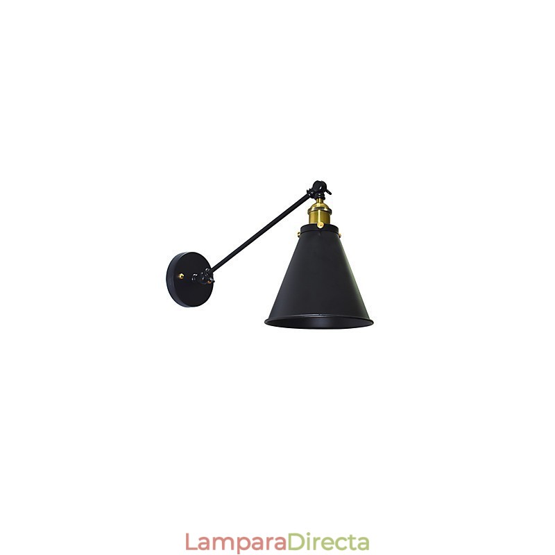 Lámpara de pared de hierro de una sola pared con pintura Buzz, lámpara de sable de luz negra tonta en la pared