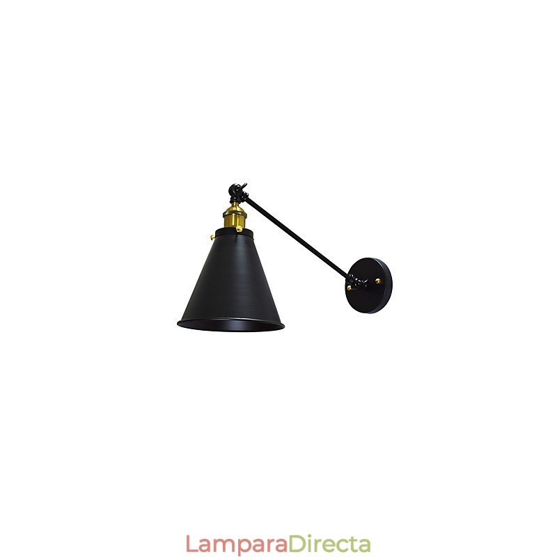 Lámpara de pared de hierro de una sola pared con pintura Buzz, lámpara de sable de luz negra tonta en la pared