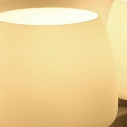 Apliques de pared con luz ambiental y protección ocular con pintura contemporánea moderna