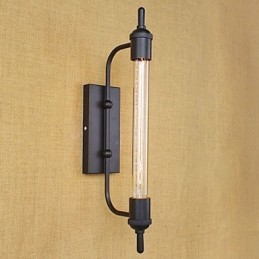 Aplique de pared con luz ambiental estilo mini con pintura retro campestre