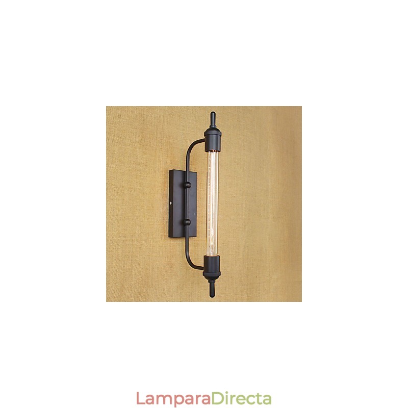 Aplique de pared con luz ambiental estilo mini con pintura retro campestre
