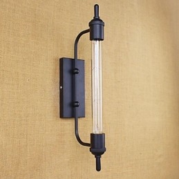 Aplique de pared con luz ambiental estilo mini con pintura retro campestre