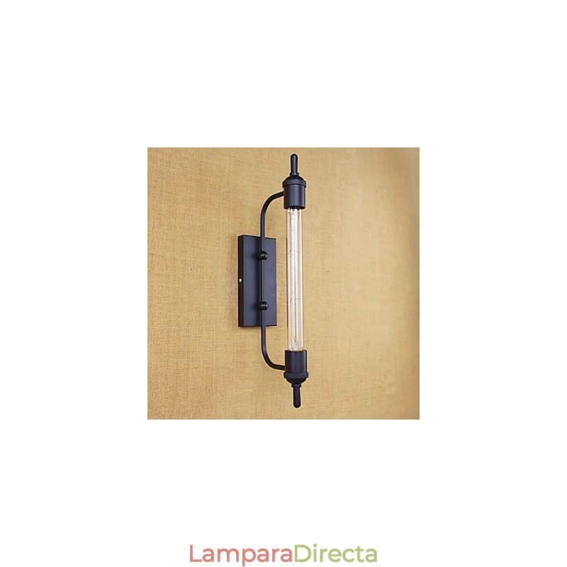 Aplique de pared con luz ambiental estilo mini con pintura retro campestre