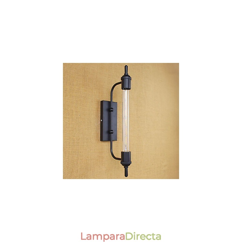 Aplique de pared con luz ambiental estilo mini con pintura retro campestre