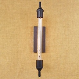 Aplique de pared con luz ambiental estilo mini con pintura retro campestre