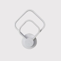 Lámpara de pared con función de pintura contemporánea moderna integrada para luz ambiental.