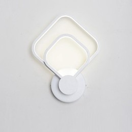 Lámpara de pared con función de pintura contemporánea moderna integrada para luz ambiental.