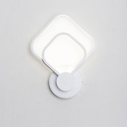 Lámpara de pared con función de pintura contemporánea moderna integrada para luz ambiental.