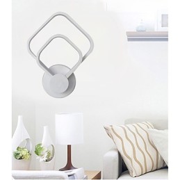 Lámpara de pared con función de pintura contemporánea moderna integrada para luz ambiental.