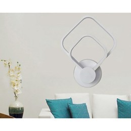 Lámpara de pared con función de pintura contemporánea moderna integrada para luz ambiental.