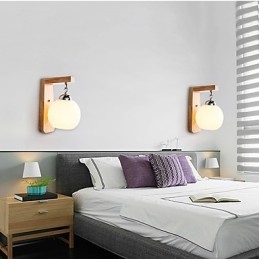 Apliques de pared con luz ambiental y protección ocular con pintura contemporánea moderna