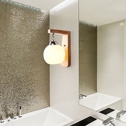 Apliques de pared con luz ambiental y protección ocular con pintura contemporánea moderna