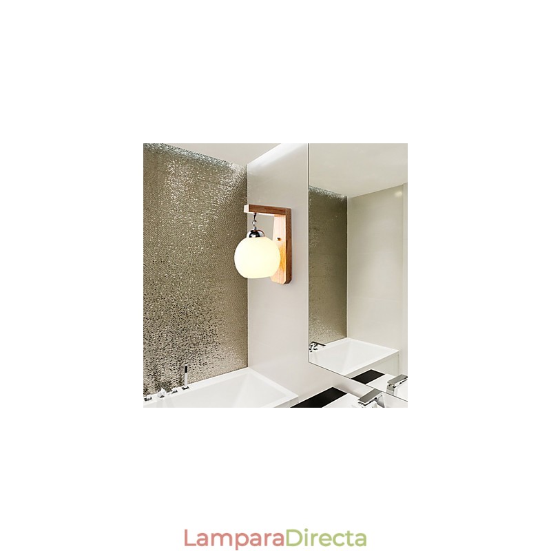 Apliques de pared con luz ambiental y protección ocular con pintura contemporánea moderna