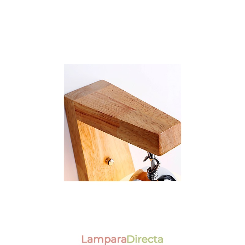 Apliques de pared con luz ambiental y protección ocular con pintura contemporánea moderna