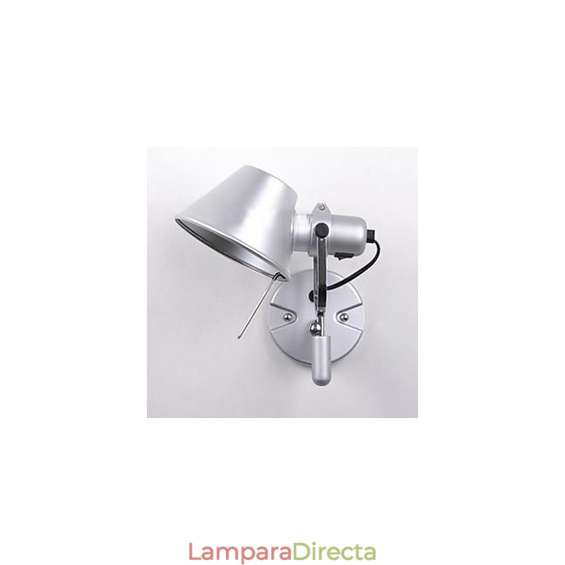 Apliques de pared con luz ambiental, modernos y contemporáneos, de plata, para proteger los ojos.