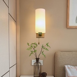 Apliques de pared con luz ambiental y protección ocular con pintura contemporánea moderna