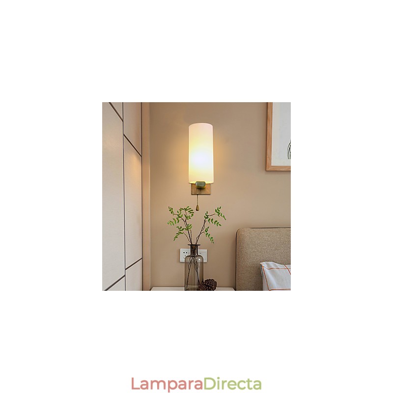 Apliques de pared con luz ambiental y protección ocular con pintura contemporánea moderna