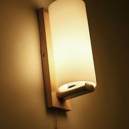 Apliques de pared con luz ambiental y protección ocular con pintura contemporánea moderna