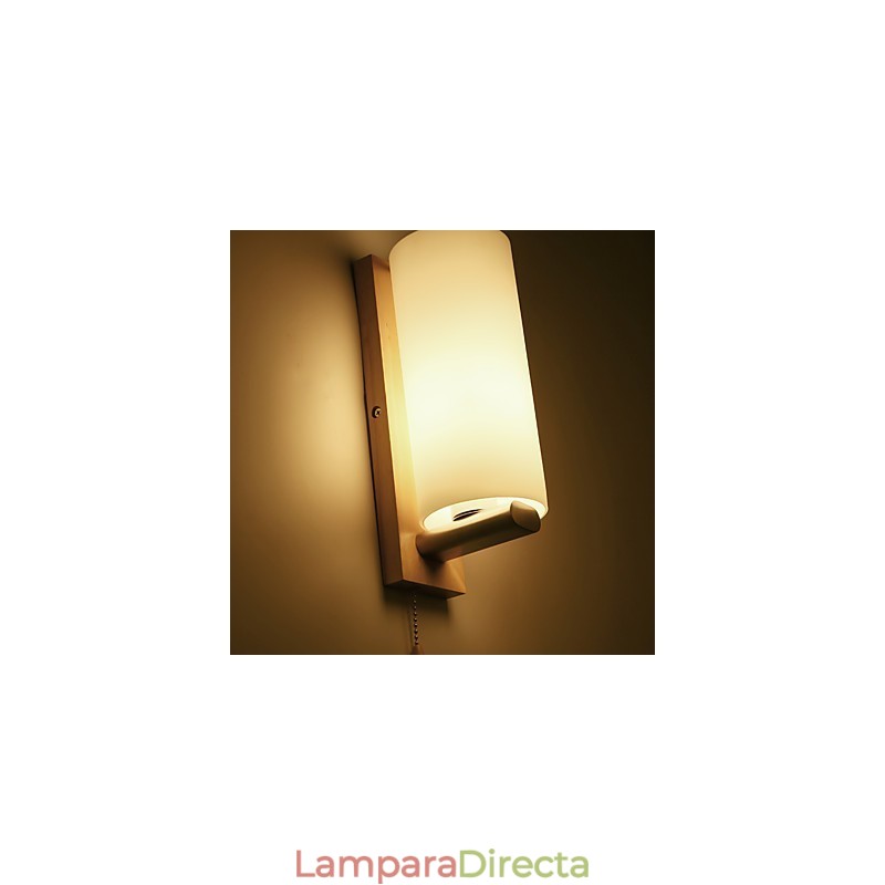 Apliques de pared con luz ambiental y protección ocular con pintura contemporánea moderna