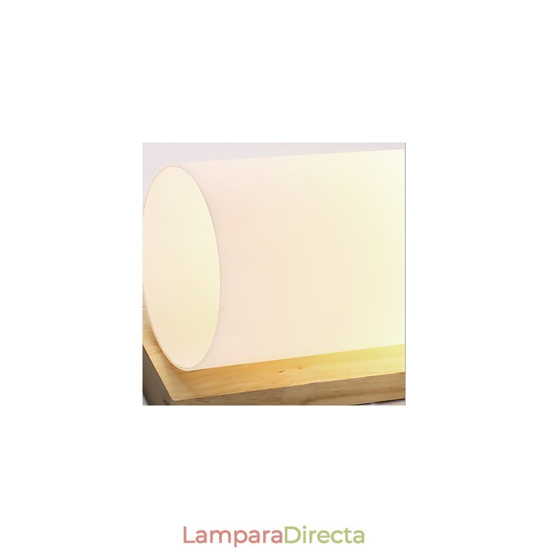 Apliques de pared con luz ambiental y protección ocular con pintura contemporánea moderna