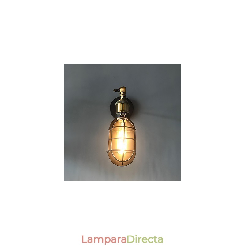 Lámparas de pared vintage de metal negro para loft, para sala de estar, comedor, pasillo, cafetería, bar, lámpara de pared para bar.