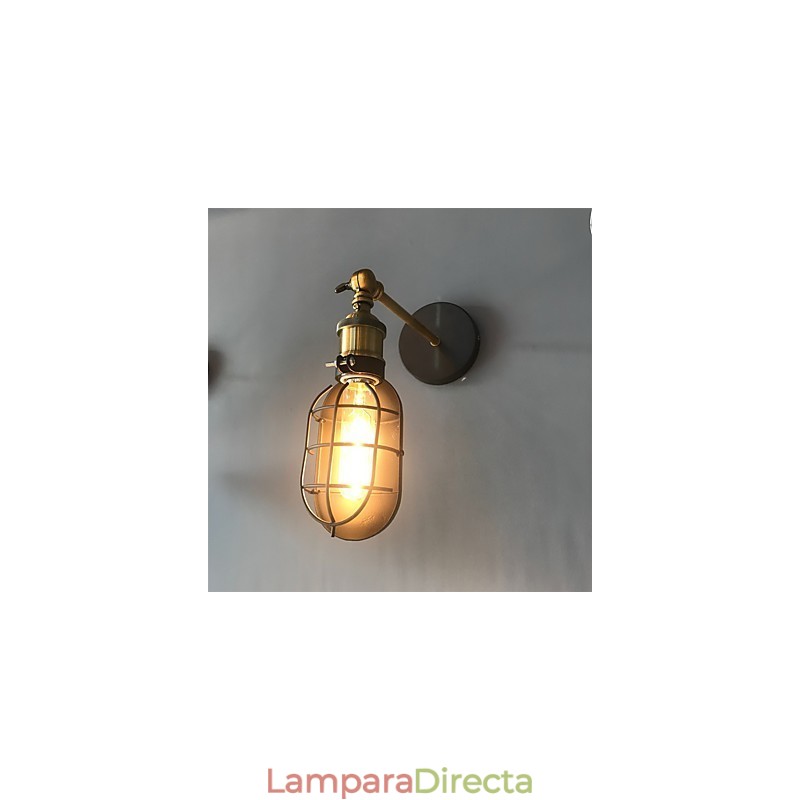 Lámparas de pared vintage de metal negro para loft, para sala de estar, comedor, pasillo, cafetería, bar, lámpara de pared para bar.