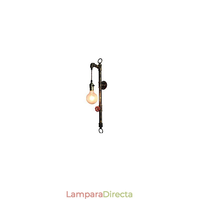 Apliques de pared Aplique de pared Lámpara de pared de hierro Lámpara de sable de luz negra tonta en la pared