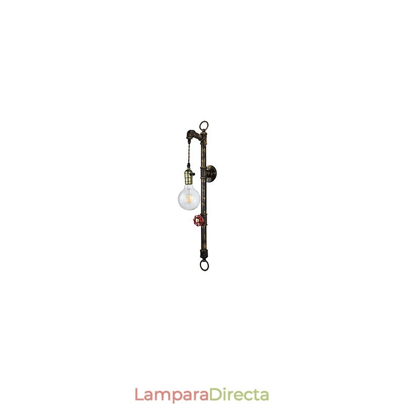 Apliques de pared Aplique de pared Lámpara de pared de hierro Lámpara de sable de luz negra tonta en la pared