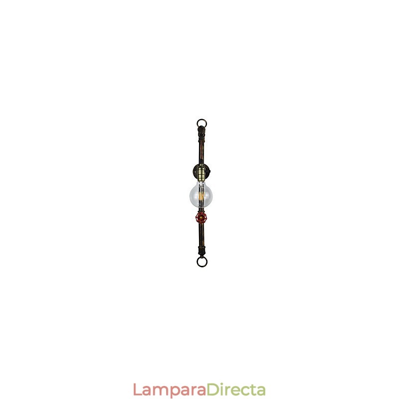 Apliques de pared Aplique de pared Lámpara de pared de hierro Lámpara de sable de luz negra tonta en la pared