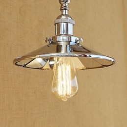 Lámpara de ambiente rústica estilo cabaña, estilo retro, galvanizada, con brazo oscilante estilo mini.