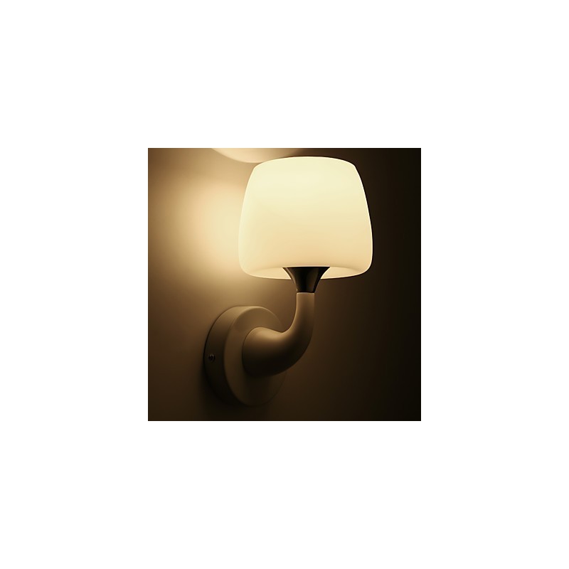 Apliques de pared con luz ambiental y protección ocular con pintura contemporánea moderna