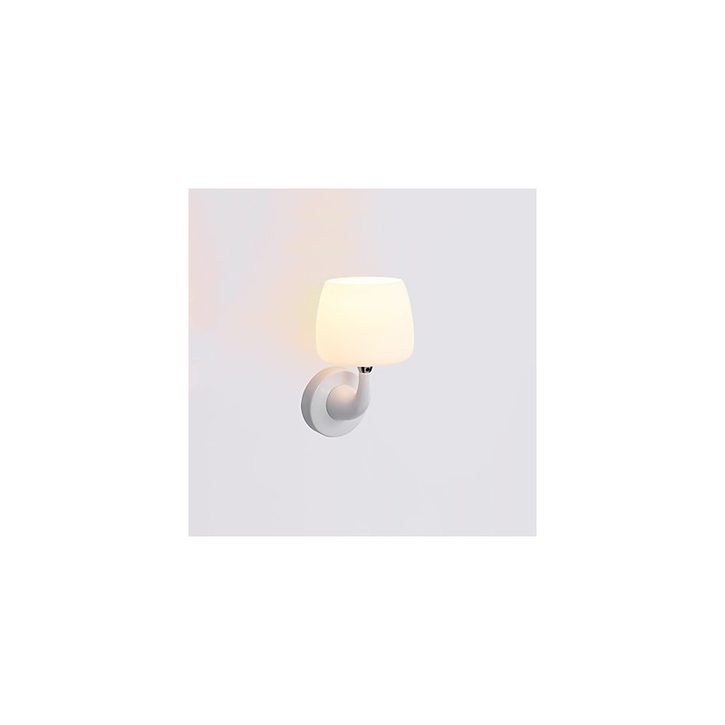 Apliques de pared con luz ambiental y protección ocular con pintura contemporánea moderna