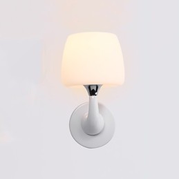 Apliques de pared con luz ambiental y protección ocular con pintura contemporánea moderna