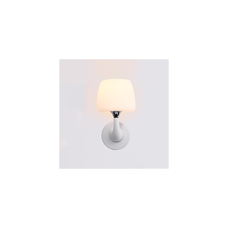 Apliques de pared con luz ambiental y protección ocular con pintura contemporánea moderna