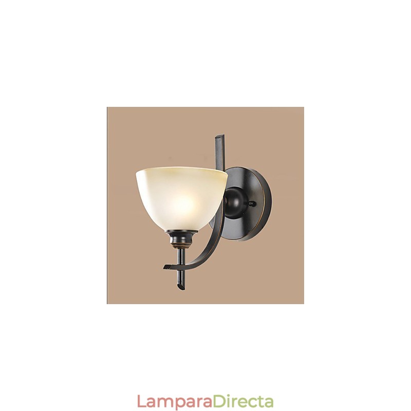Pintura contemporánea moderna integrada para apliques de pared con luz ambiental.