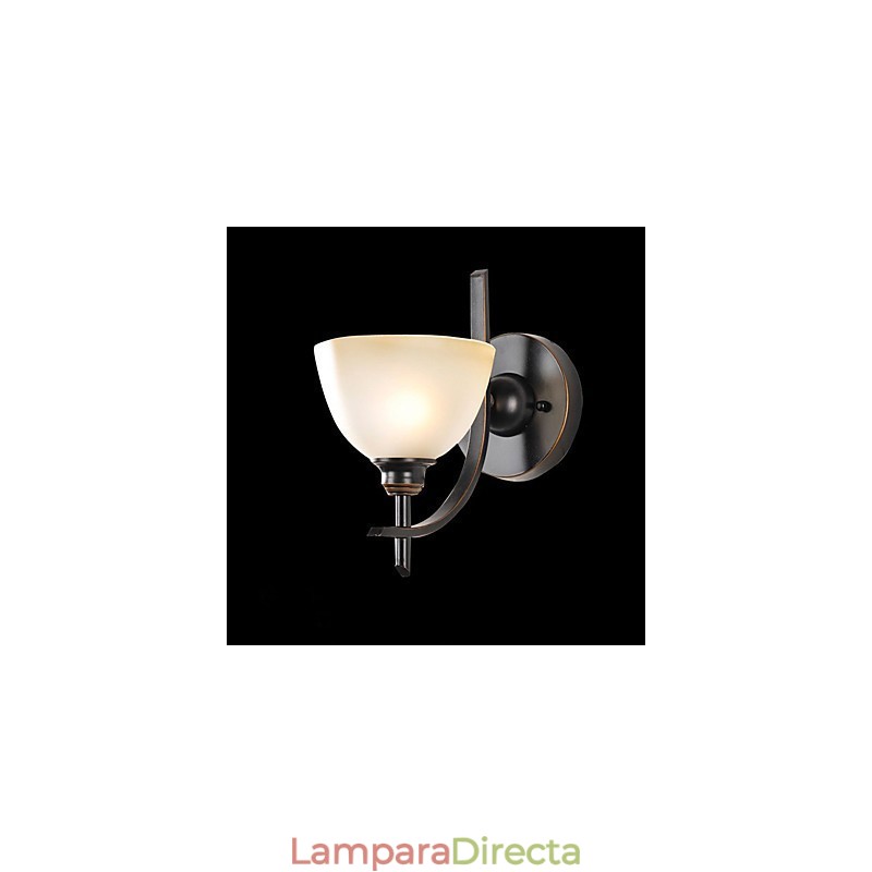 Pintura contemporánea moderna integrada para apliques de pared con luz ambiental.