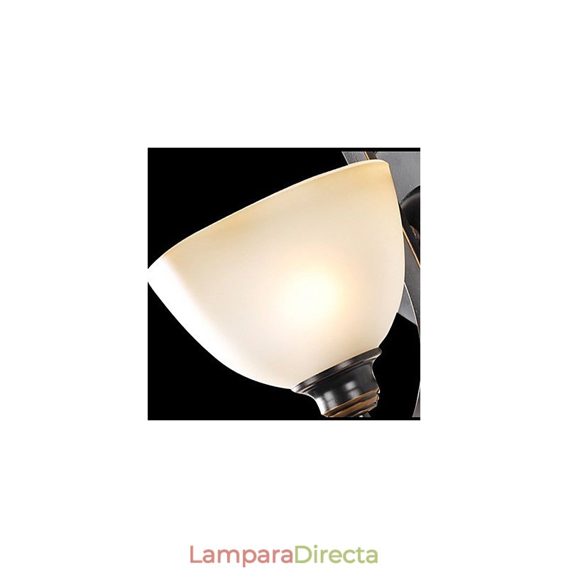 Pintura contemporánea moderna integrada para apliques de pared con luz ambiental.